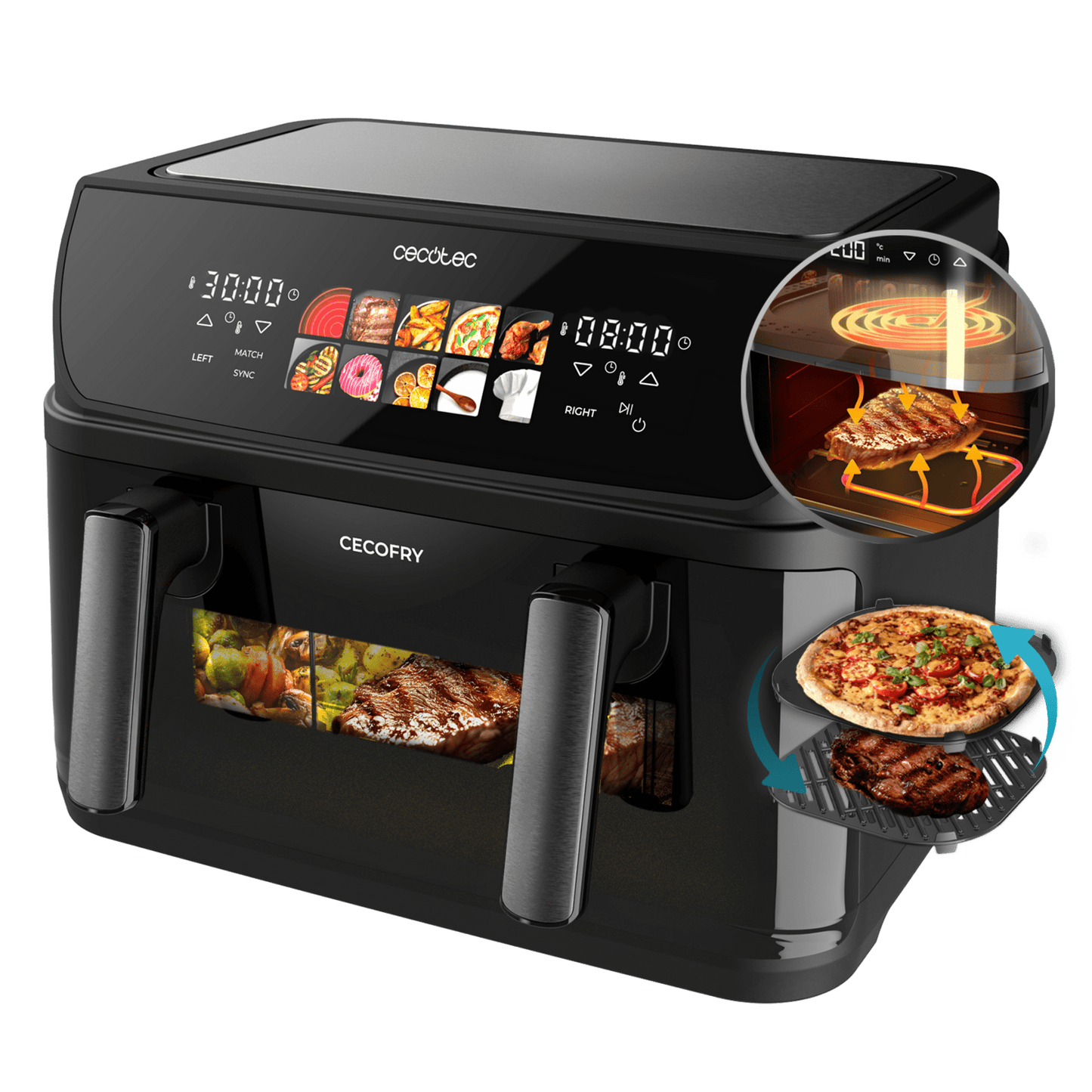 Cecofry&Grill Duoheat 10000