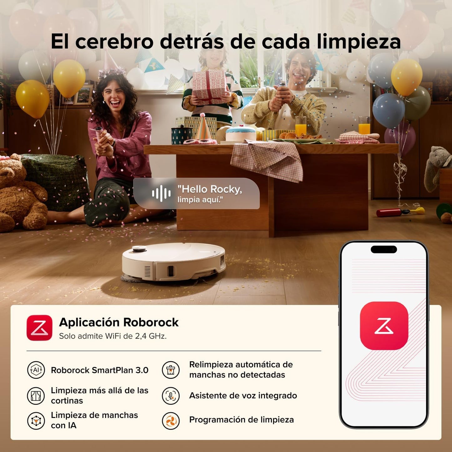 roborock Qrevo Edge 2 Set Robot Aspirador, Succión de 25000 Pa, 7,98 cm Ultrafino para Espacios Reducidos, Base Todo en Uno, Sistema antienredos, Evitación de 280+ Tipos de Obstáculos, Blanco