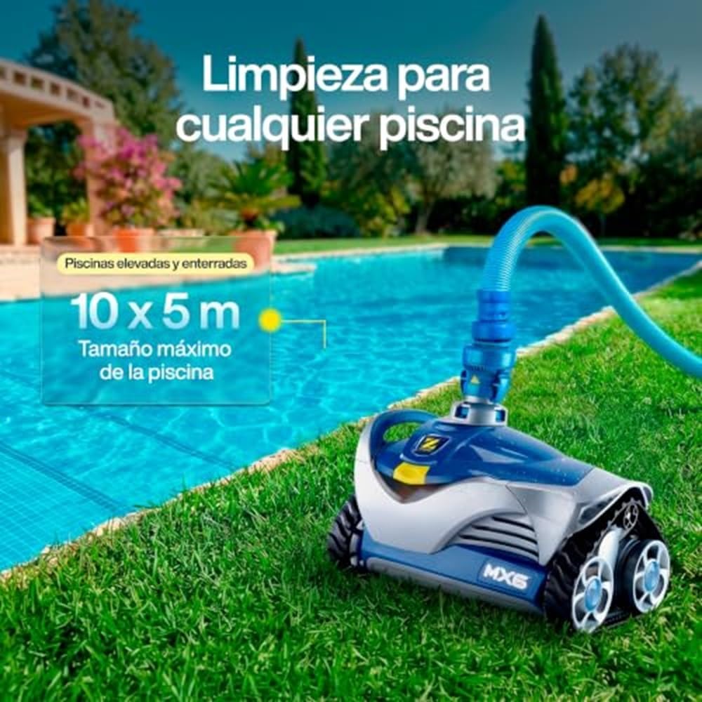 Zodiac MX6, Robot limpiafondos para Piscinas enterradas de hasta 10 x 5 m