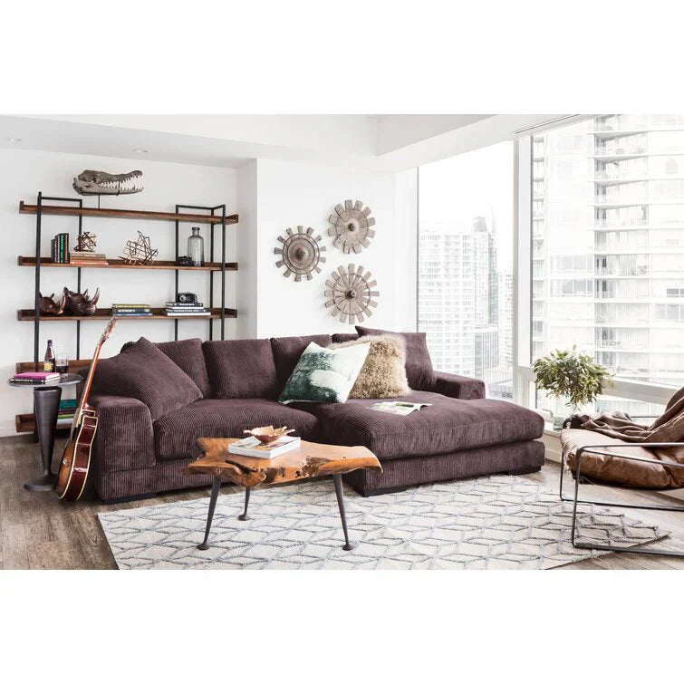 106′′ Wide Reversible Sofa & Chaise