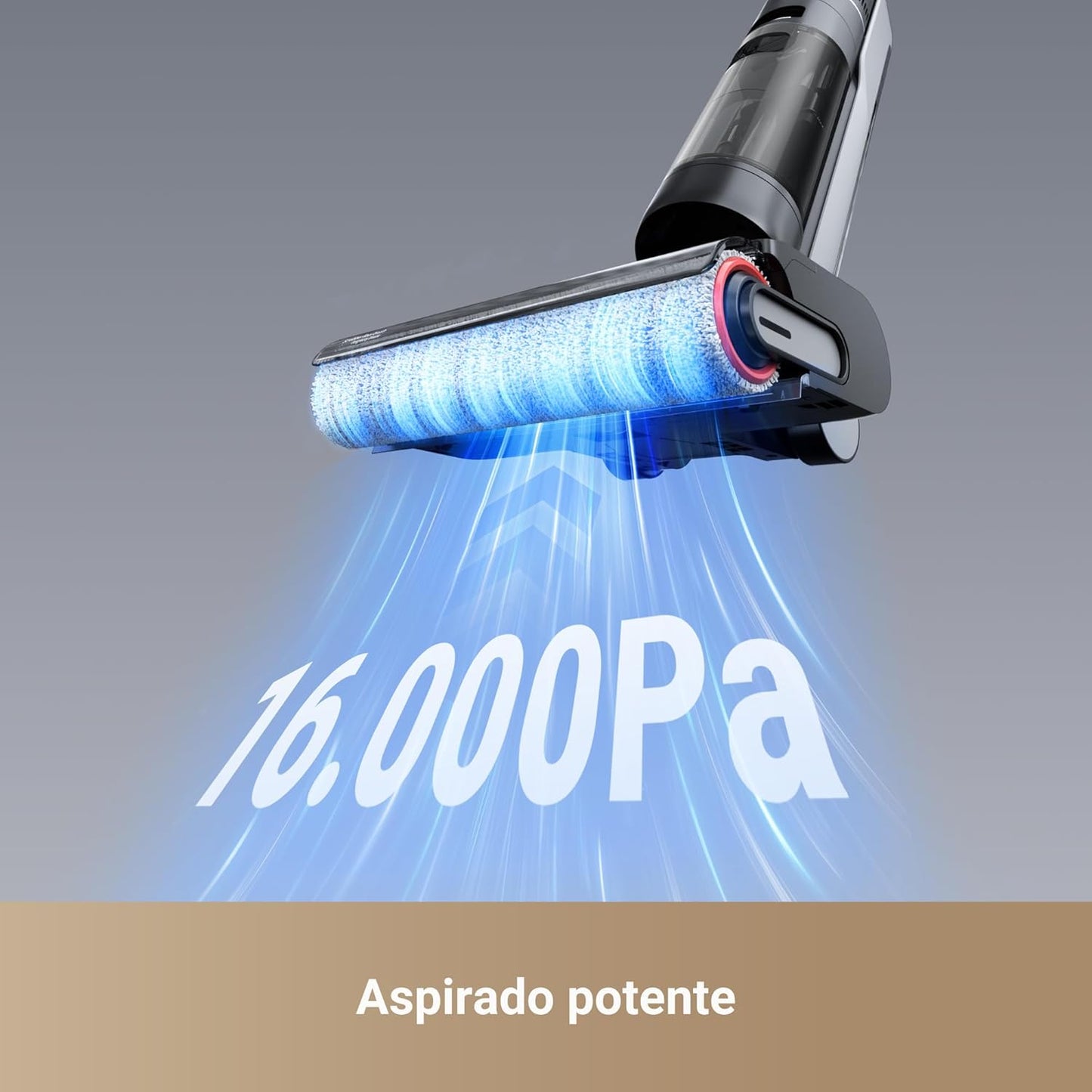DREAME H12 Pro Ultra Aspiradora Fregadora sin Cable, 16.000 Pa Aspiradora Fregona con Cepillo Doble Borde, Lavado del Cepillo a 60 °C, 30 min Secado con Aire Caliente, Detección y Ajuste Inteligentes