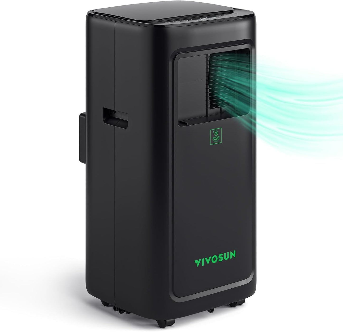 VIVOSUN AeroLush C08 Aire Acondicionado Inteligente, 7000 BTU, Función 4 en 1 con Sensor de Temperatura y Humedad, Control Remoto Inteligente, Ideal para Tiendas de Cultivo y Espacios Interiores