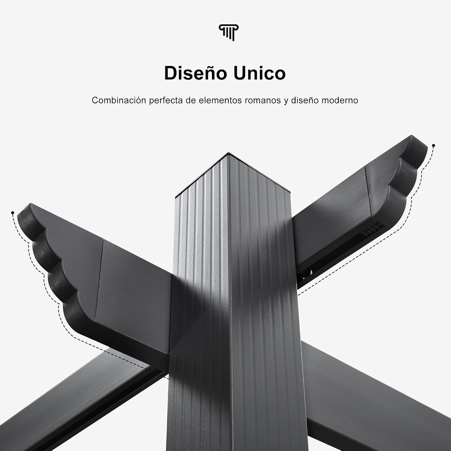 PURPLE LEAF Pergolas de Jardin Aluminio Cenadores para Jardin 4 x 3 M Pérgolas con Techo Retráctil Tela para Camping Fiesta Celebraciones, Gris