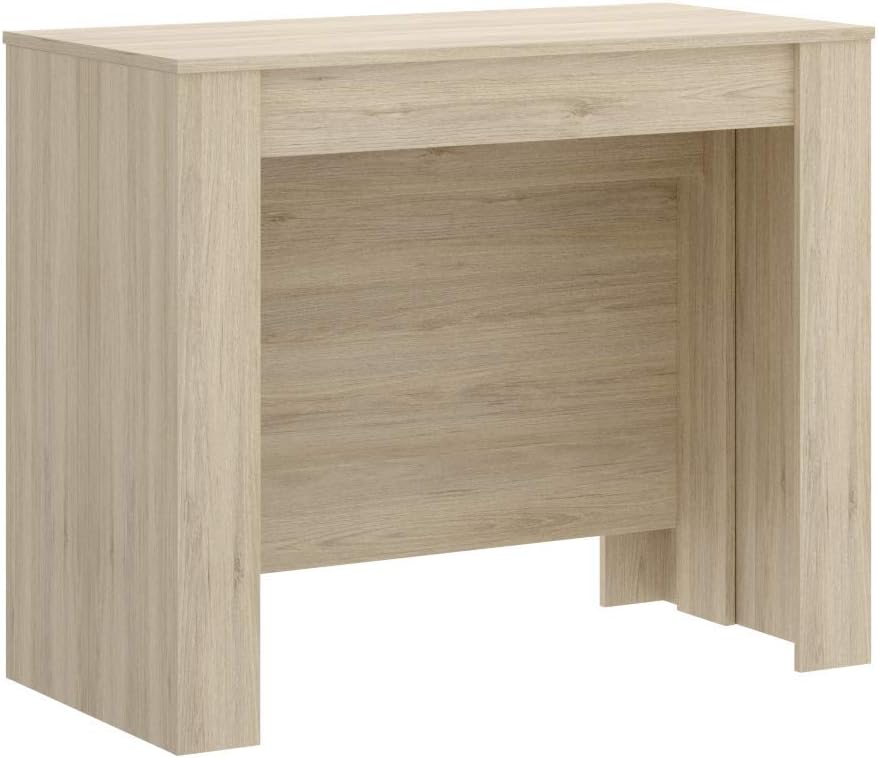 Mobelcenter - Mesa de Comedor Consola Extensible, Mesa para Salón recibidor o Cocina, Mesa Fuelle Extensible, Color Cemento (1127)