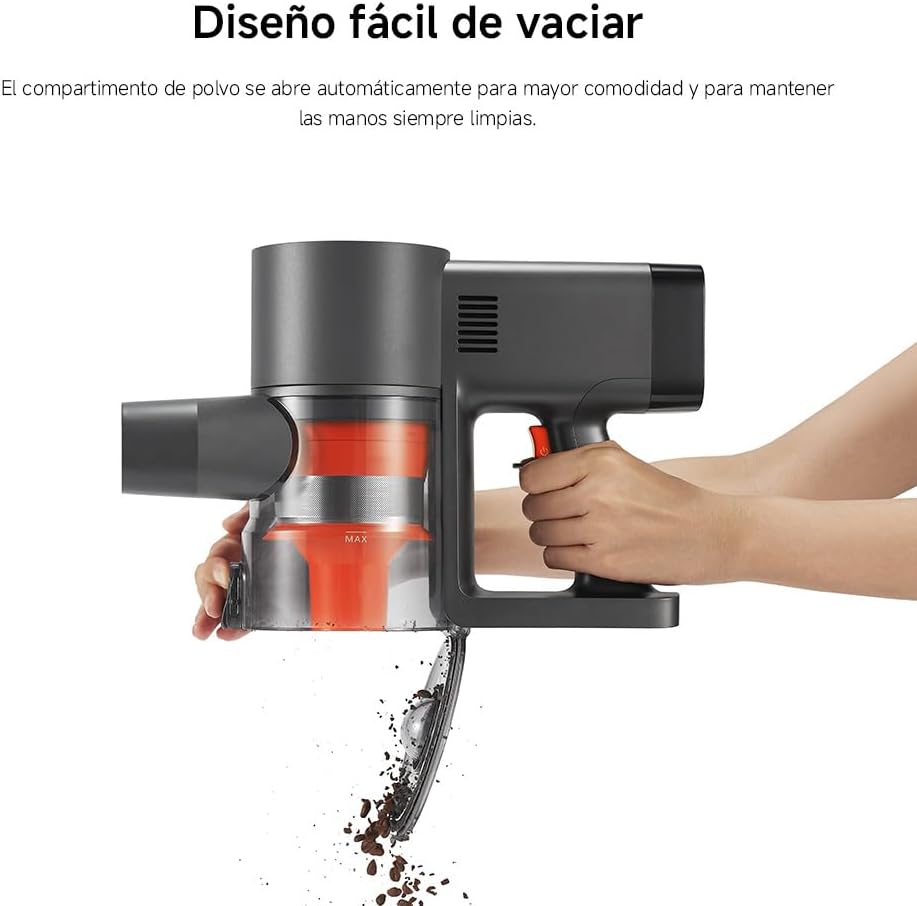 XIAOMI Aspiradora inalámbrica G20 MAX, succión 25kPa / 180AW, hasta 60 Minutos de autonomía, filtración del 99.9%, con Pantalla LED, Ideal para Suelos Duros, alfombras, Pelo de Mascotas y Coche