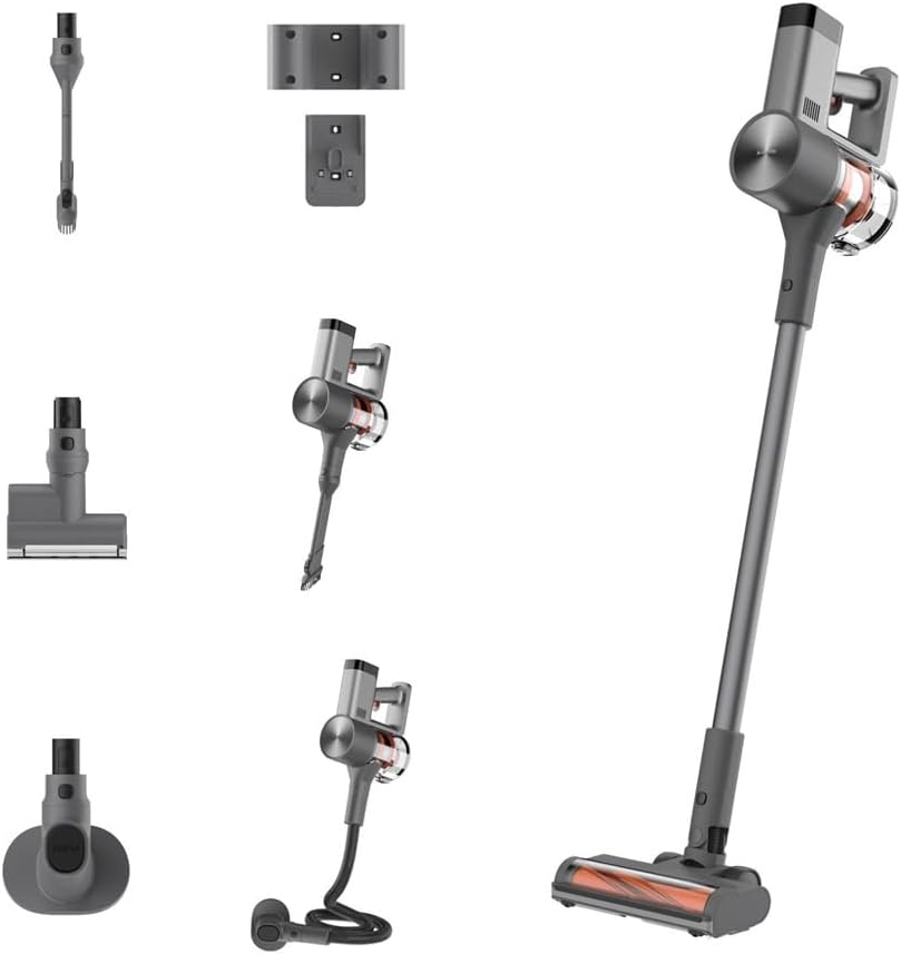 XIAOMI Aspiradora inalámbrica G20 MAX, succión 25kPa / 180AW, hasta 60 Minutos de autonomía, filtración del 99.9%, con Pantalla LED, Ideal para Suelos Duros, alfombras, Pelo de Mascotas y Coche