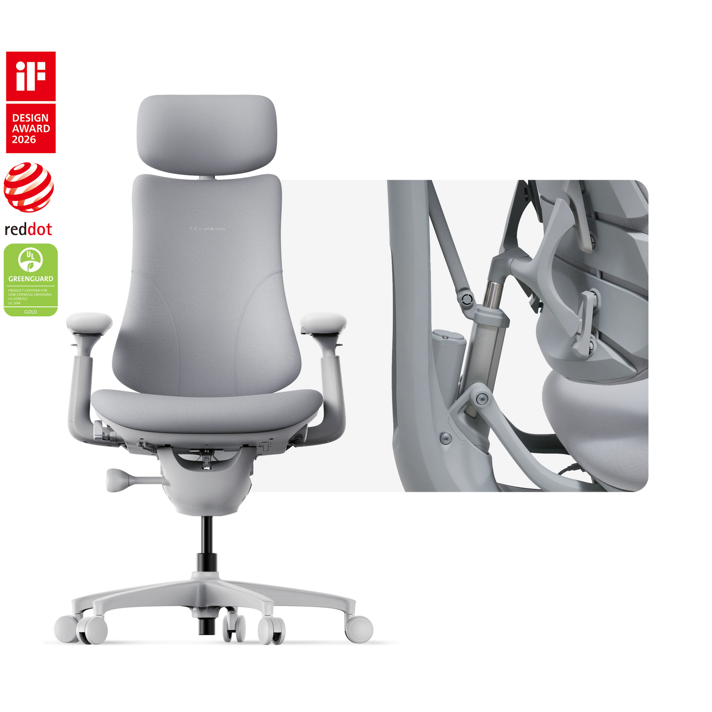 Silla ergonómica dinámica LiberNovo Omni