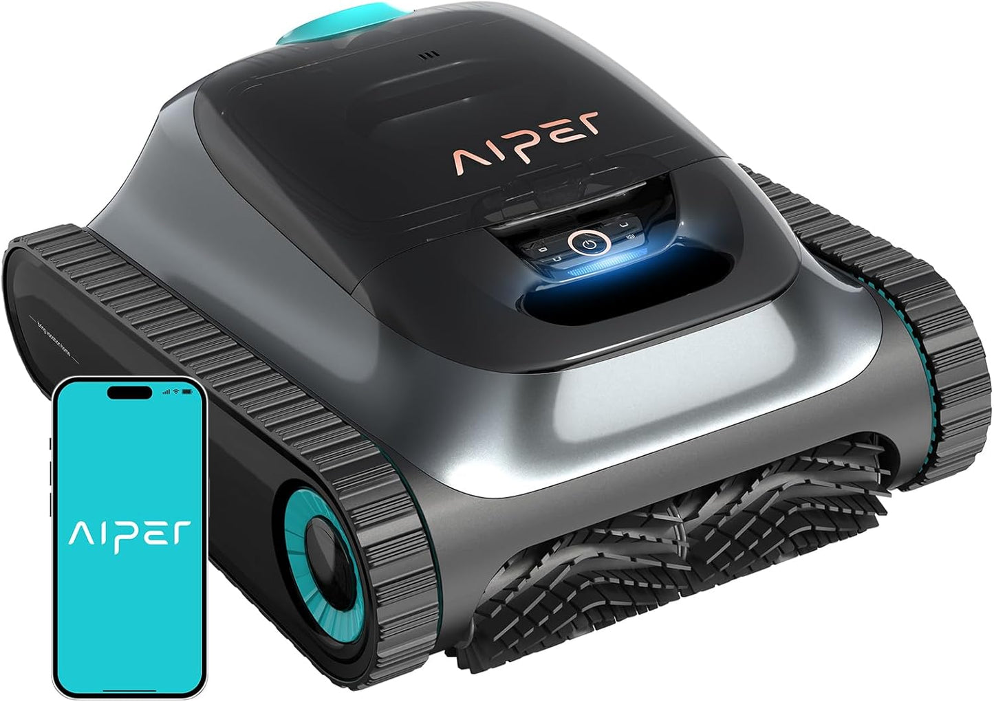 (2026 Upgrade) Aiper Scuba S1 Robot Piscina, Plan de Limpieza Semanal Personalizado, 270 Min de Autonomía,Limpieza de Fondo/Paredes/Línea de Agua,Navegación Inteligente con 11 Sensores,Control por App