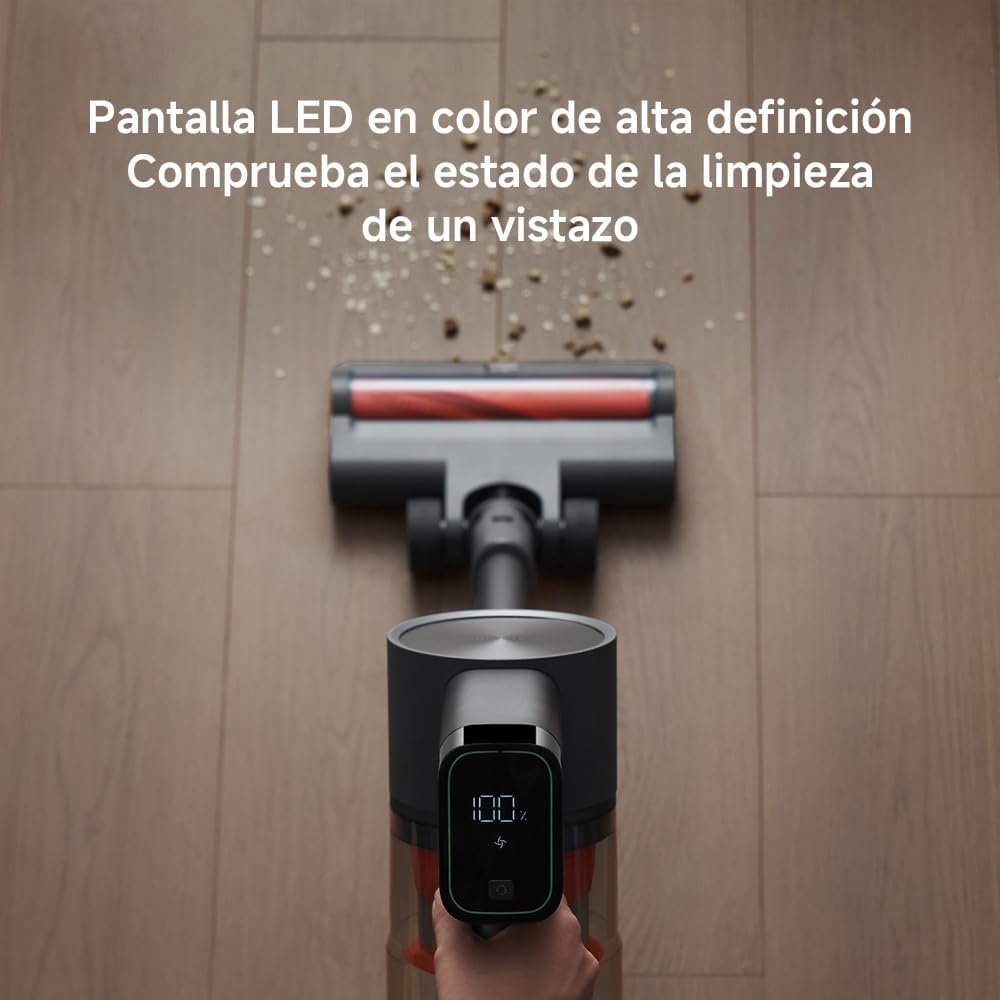 XIAOMI Aspiradora inalámbrica G20 MAX, succión 25kPa / 180AW, hasta 60 Minutos de autonomía, filtración del 99.9%, con Pantalla LED, Ideal para Suelos Duros, alfombras, Pelo de Mascotas y Coche