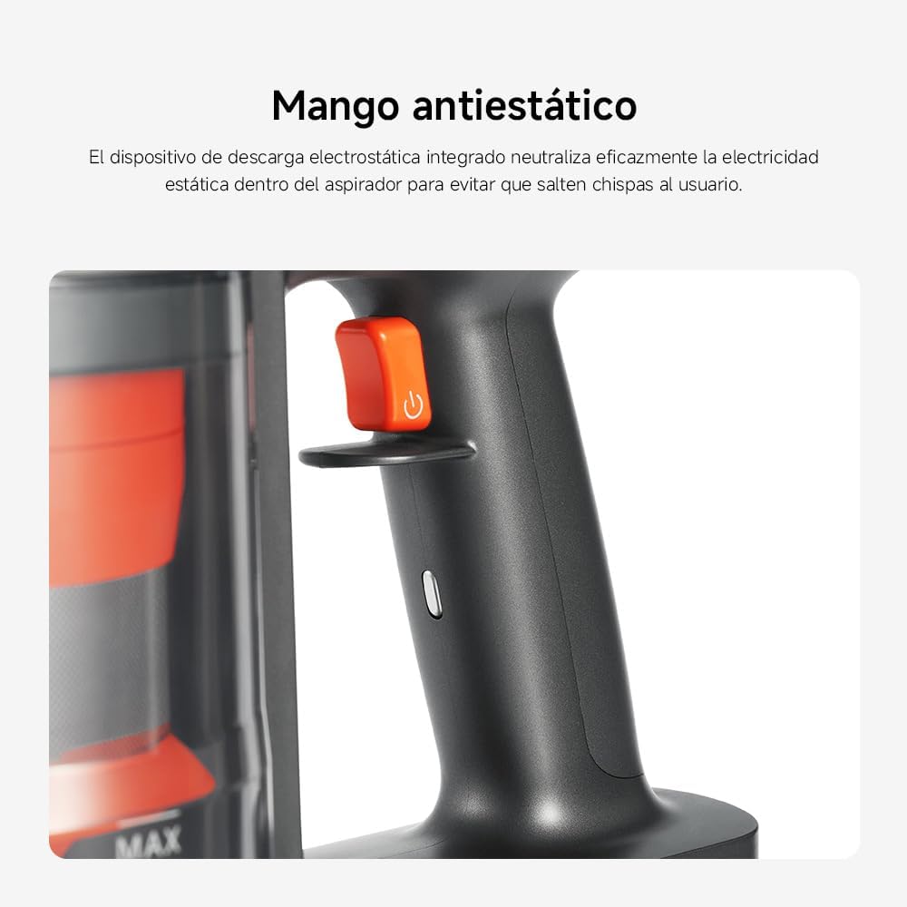 XIAOMI Aspiradora inalámbrica G20 MAX, succión 25kPa / 180AW, hasta 60 Minutos de autonomía, filtración del 99.9%, con Pantalla LED, Ideal para Suelos Duros, alfombras, Pelo de Mascotas y Coche