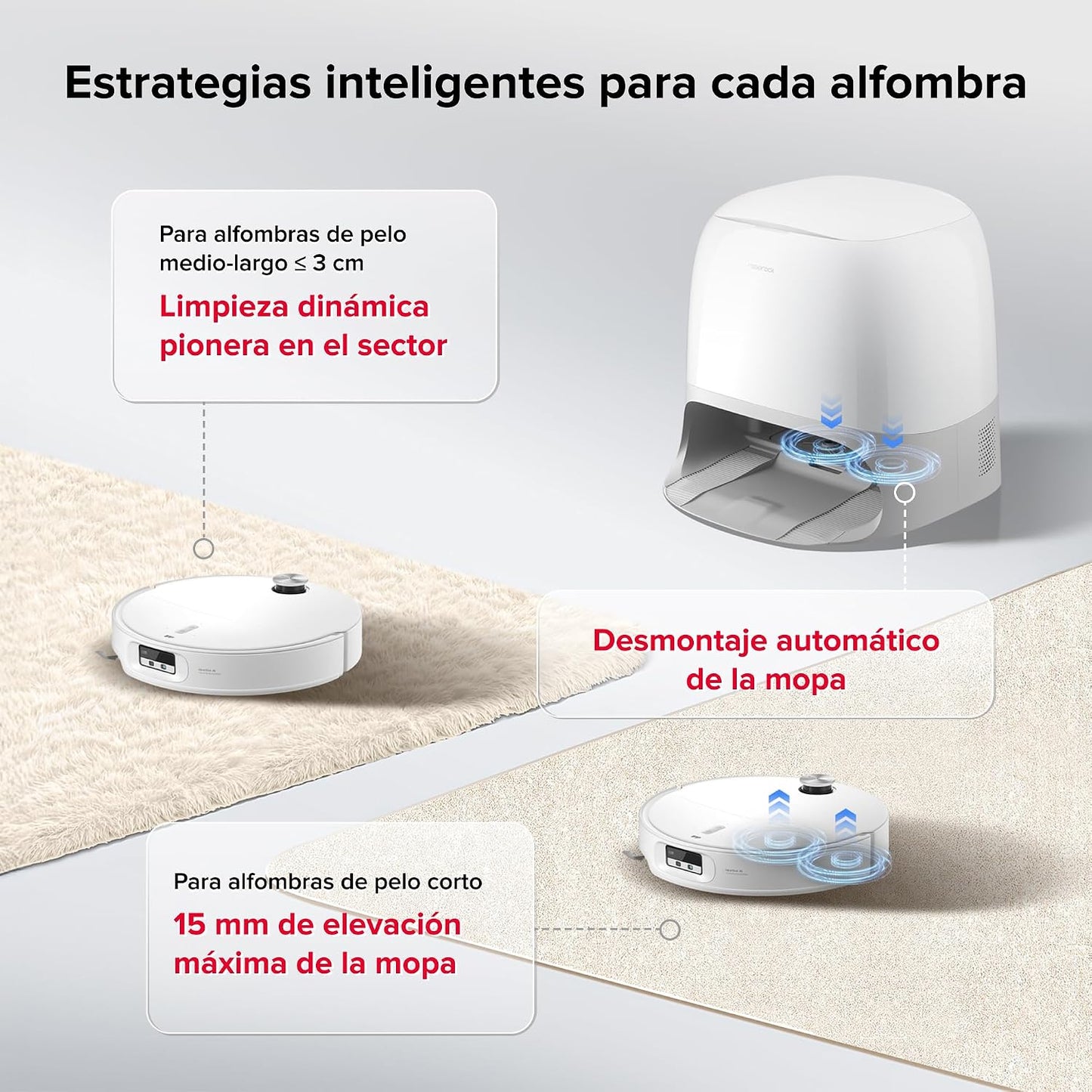 roborock Qrevo Curv 2 Pro Robot Aspirador y Fregasuelos, 25000 Pa, Zero-Enredos, Lavado Agua 100°C, Autolimpieza, Evita Obstáculos, Secado Automático, para Pelo de Mascotas