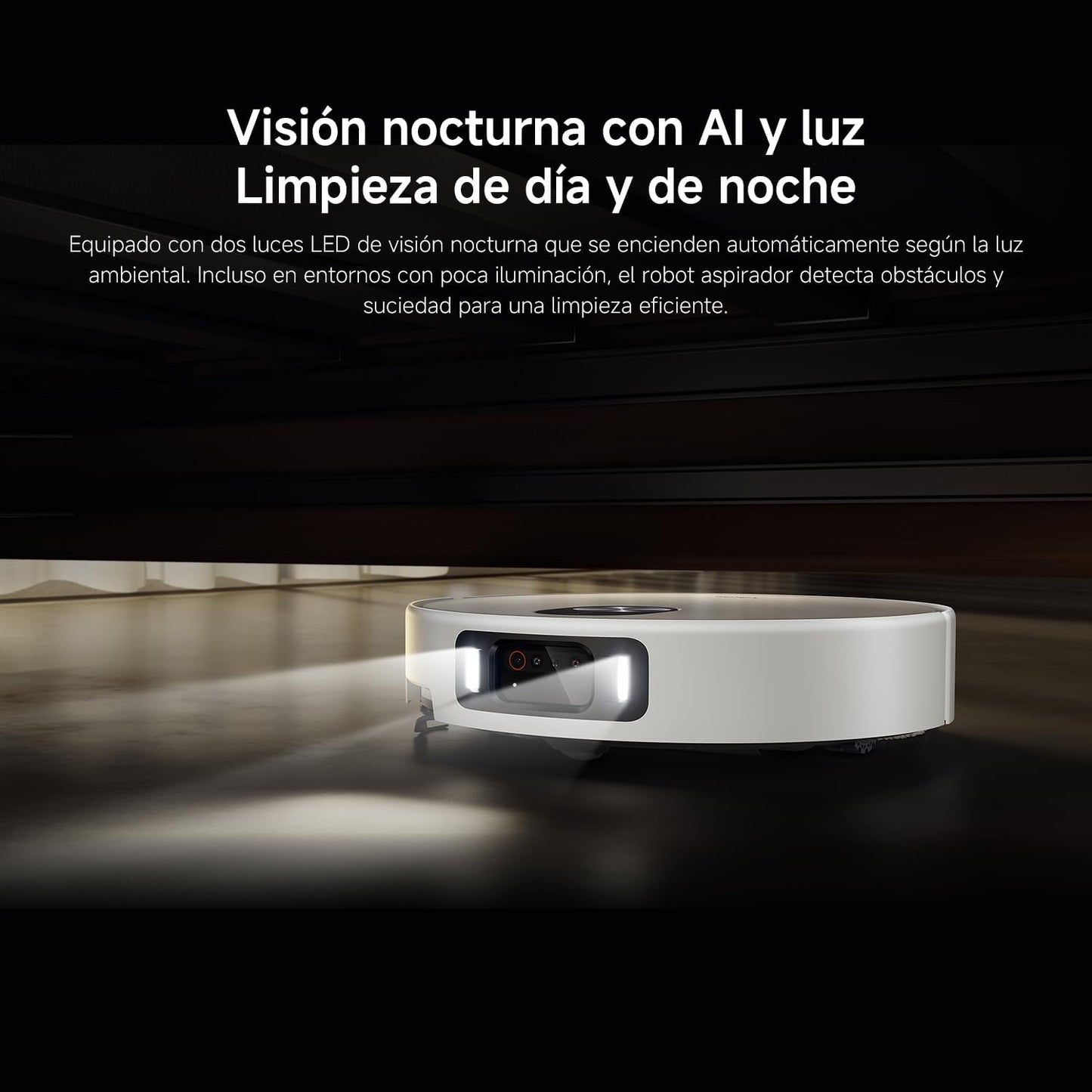 XIAOMI Robot Vacuum 5 Pro - Succión de 20.000 Pa, IA para Evitar obstáculos, Detección automática de Suciedad, Láser dToF, Brazos robóticos duales, Autolimpieza a 80 °C para Mejor Rendimiento
