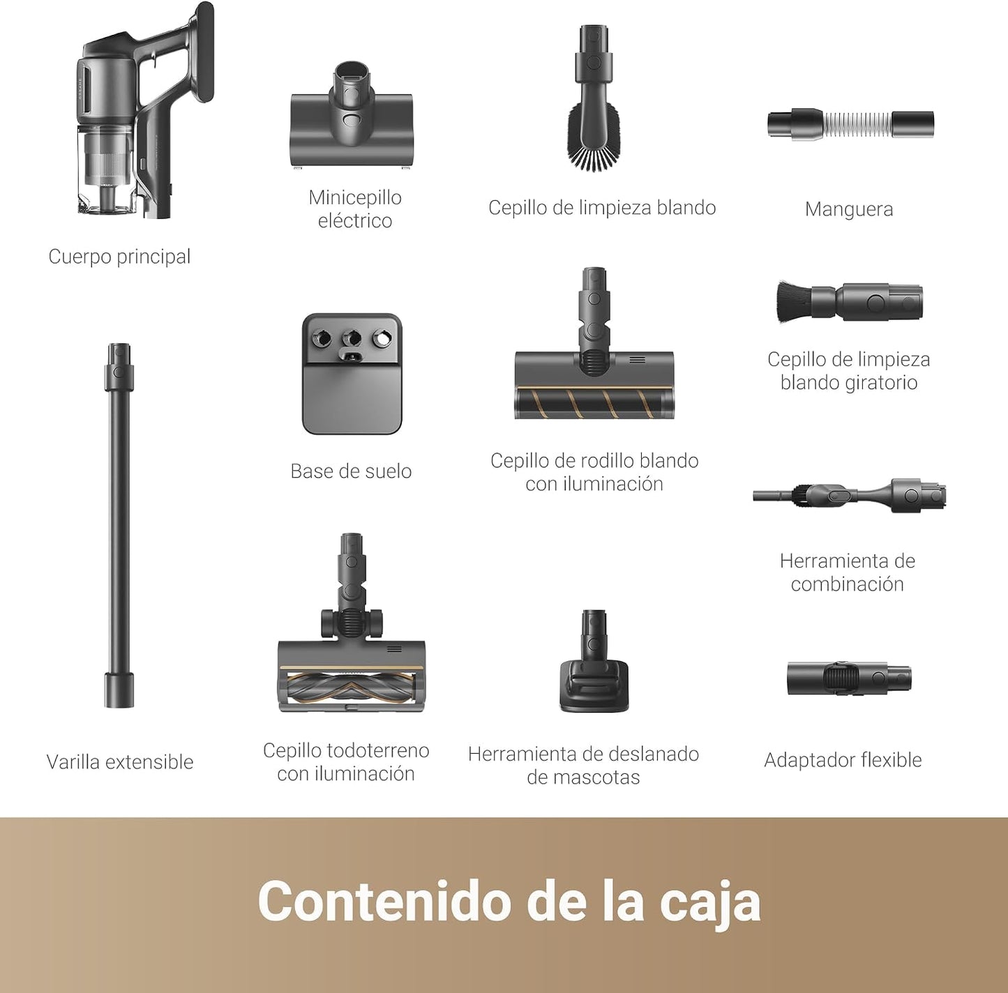DREAME Z30 Aspiradora sin Cable, 28000 PA/310 AW Aspiradora con Motor de Alta Velocidad, Máximo 90 Min, Filtro Hepa H14, Revelación de Polvo, Detección de Suciedad, Ajuste Automático de Succión