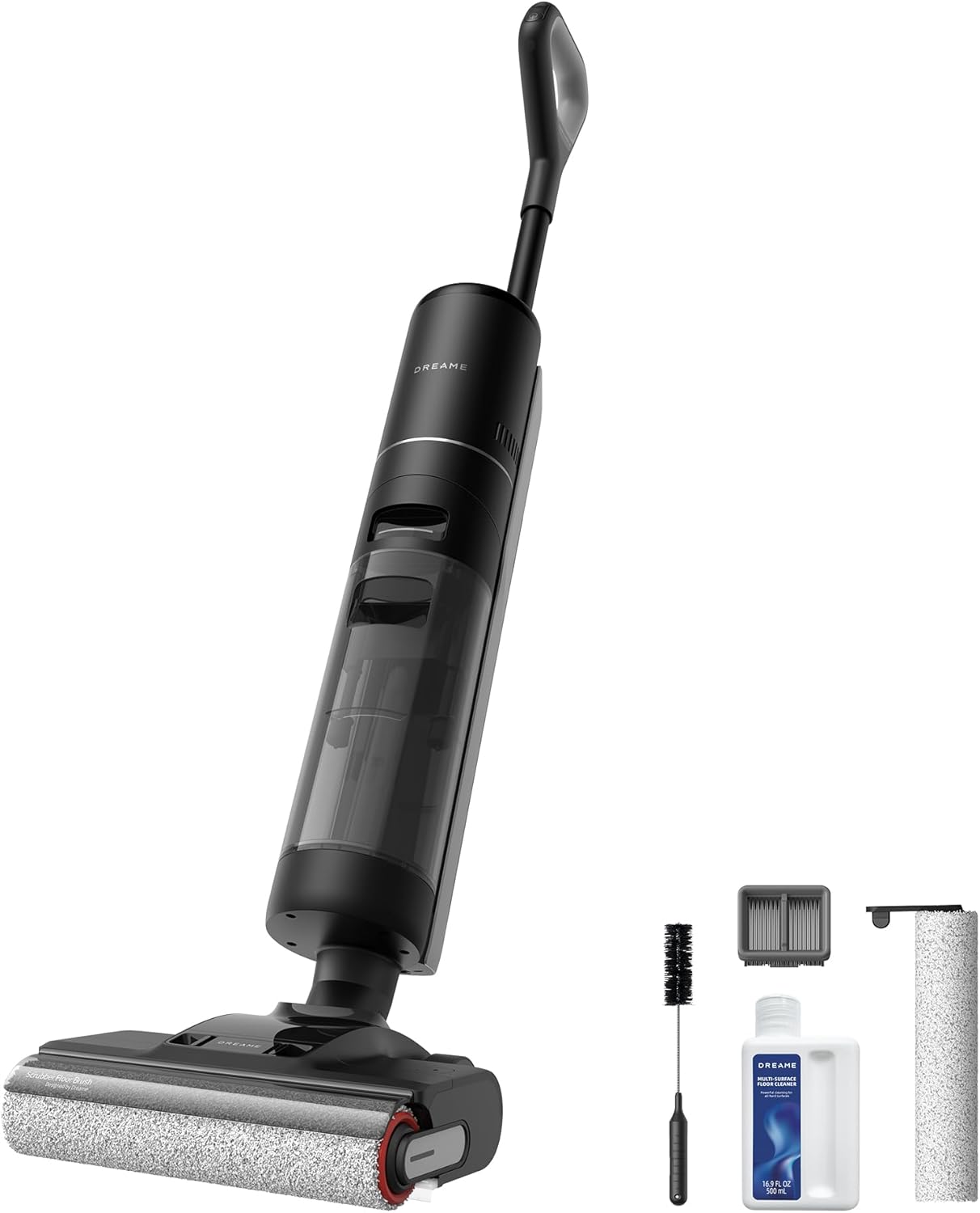 DREAME H12 Pro Ultra Aspiradora Fregadora sin Cable, 16.000 Pa Aspiradora Fregona con Cepillo Doble Borde, Lavado del Cepillo a 60 °C, 30 min Secado con Aire Caliente, Detección y Ajuste Inteligentes