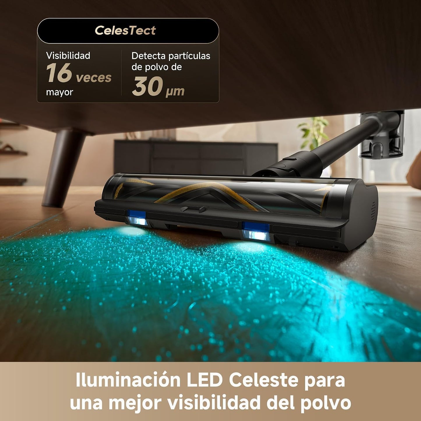 DREAME R20 SE-A Aspirador Sin Cable, 20000 PA/Succión 150 AW, 90 min, Pantalla LED, Vaso De Polvo 0,6 L, Vaciado Fácil del Polvo, Cepillo Antienredos Iluminado, Filtro 5 Capas