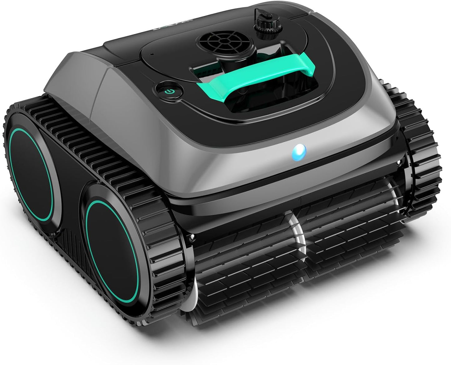 WYBOT C1-Plus Robot Piscina Limpiafondos y Paredes, para Piscinas enterradas y elevadas, 160min autonomía, Limpieza 4-en-1 (160m²), Navegación Inteligente & App, Verde Gris