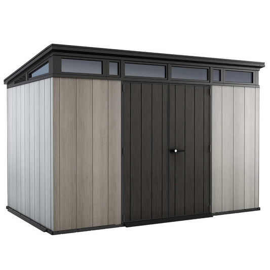2026 Keter Artisan Cobertizo de Jardín 11 x 7 pies (3,4 x 2,1 m) – Solución Elegante y Robusta para Almacenamiento Exterior