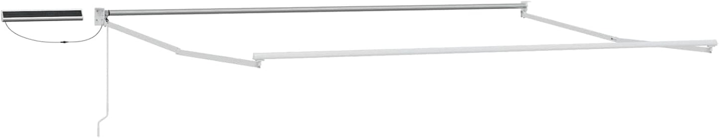 vidaXL Toldo Eléctrico Retráctil Azul y Naranja 5x3m Toldo Eléctrico Moderno Toldo de Jardín con Mando a Distancia Soluciones de Sombra Exterior Retráctil Ecológico