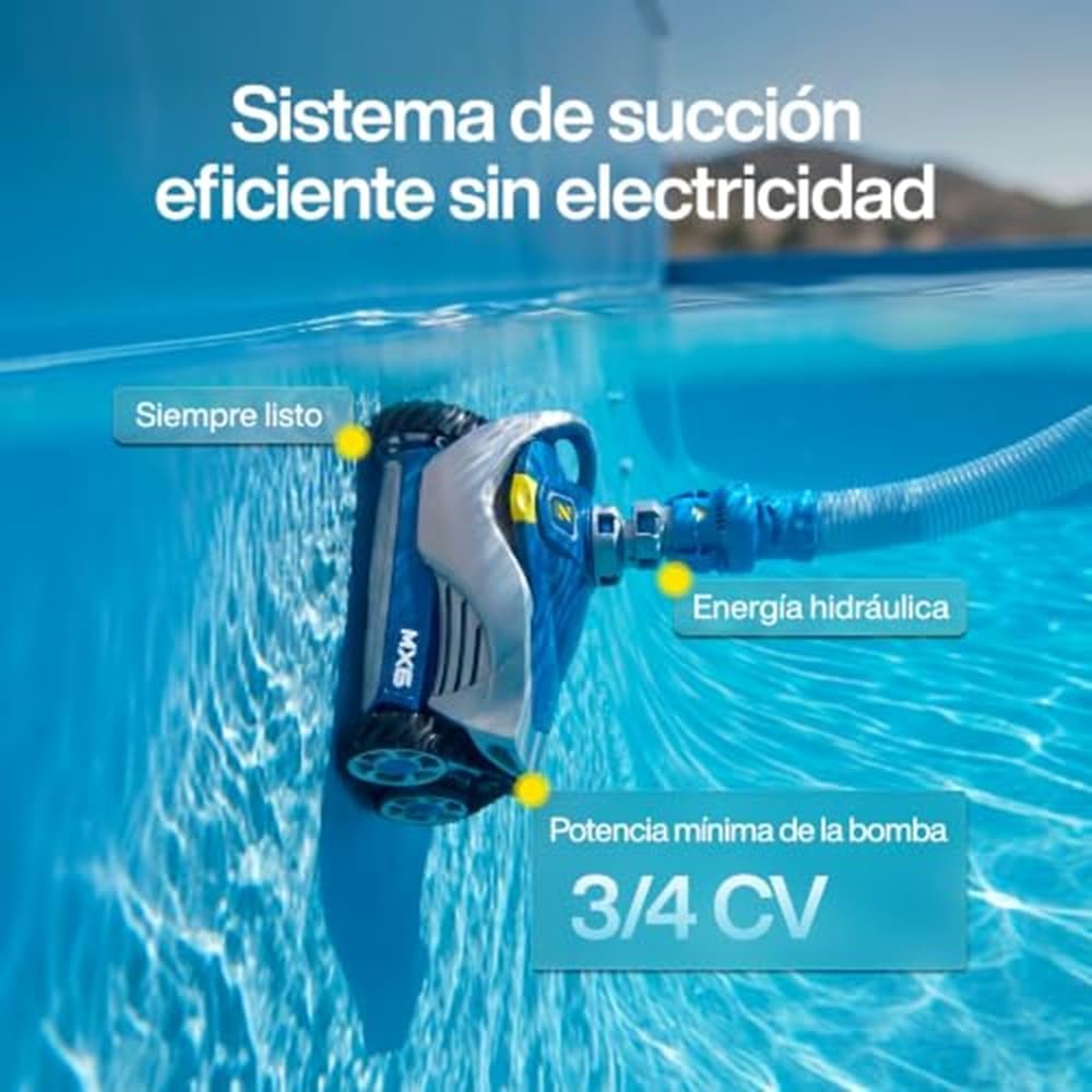 Zodiac MX6, Robot limpiafondos para Piscinas enterradas de hasta 10 x 5 m