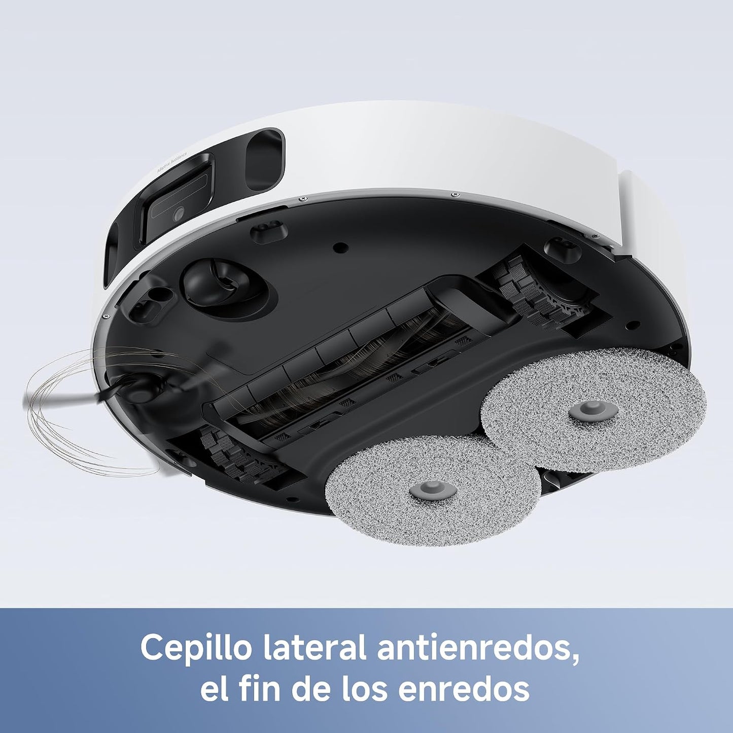 Mova E40 Ultra Robot Aspirador y Fregasuelos 19.000 Pa Tecnología de Fregado MaxiReach, Cepillo Lateral Antienredos, hasta 75 Días de Limpieza sin Intervenir Modo para Mascotas Estación Todo en Uno