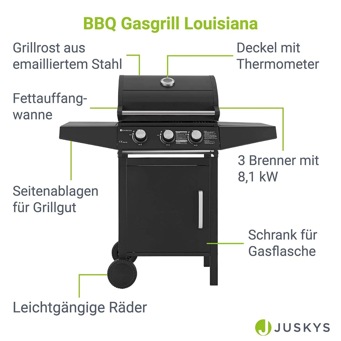 2026 Barbacoa de gas Louisiana