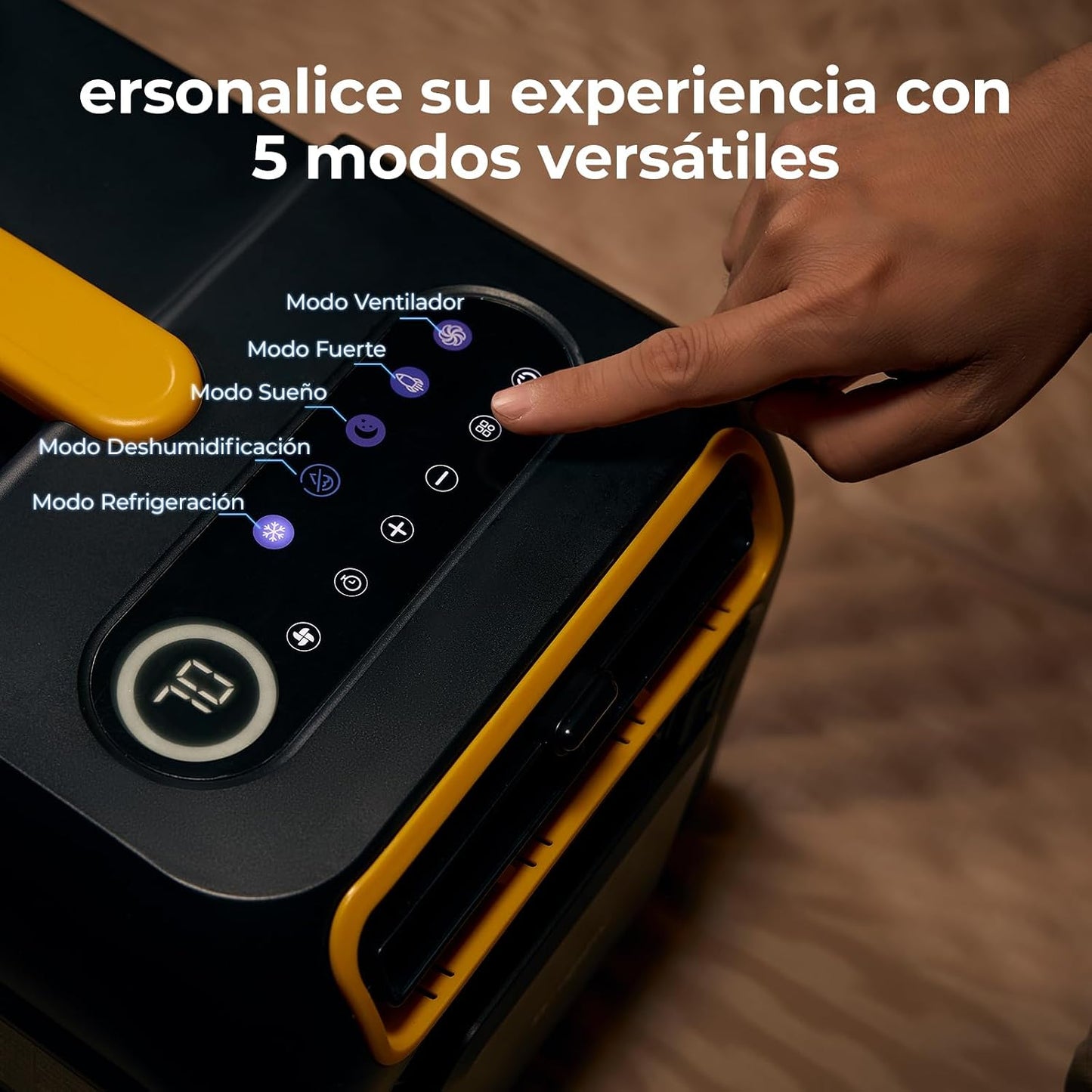 BougeRV PC35 Aire Acondicionado Portátil, 3500 BTU Climatizador, 5 en 1 con App, Compacto, AC 100V-240V, Aire Acondicionado para Camping, Caravana, Tienda, Camión, Furgoneta