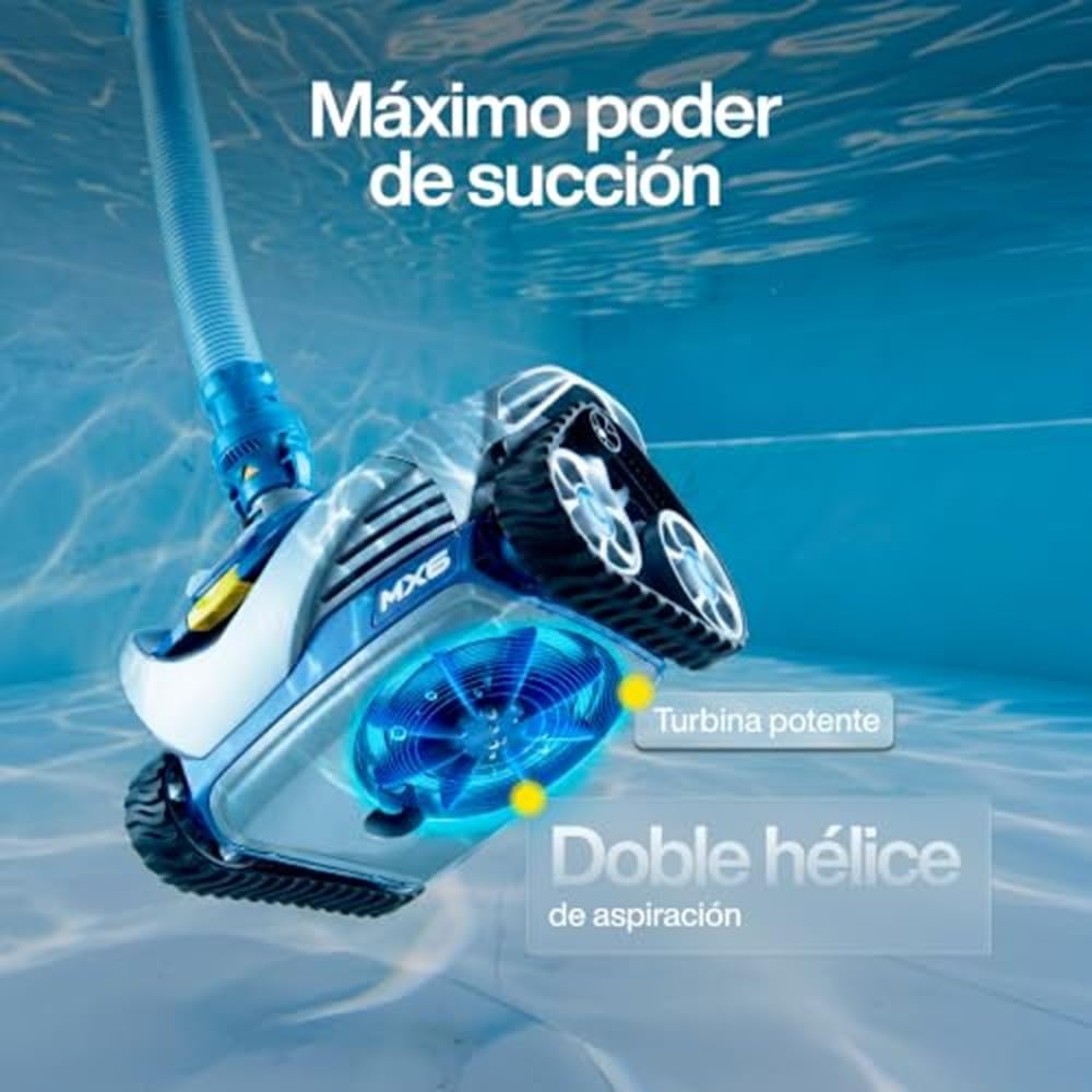 Zodiac MX6, Robot limpiafondos para Piscinas enterradas de hasta 10 x 5 m