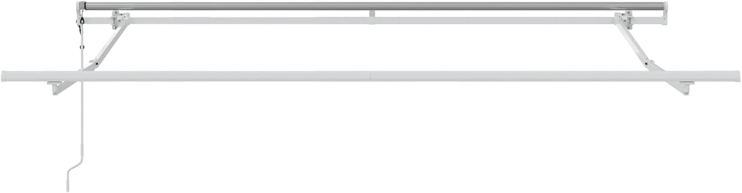 IKAYAA Toldo Motorizado 3 x 2.5 m, Toldo Electrico Exterior, Toldo Articulado Eléctrico con Mando a Distancia, Toldo Brazo Extensible para Terraza, Jardín, Blanco