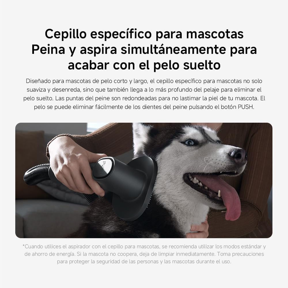 XIAOMI Aspiradora inalámbrica G20 MAX, succión 25kPa / 180AW, hasta 60 Minutos de autonomía, filtración del 99.9%, con Pantalla LED, Ideal para Suelos Duros, alfombras, Pelo de Mascotas y Coche