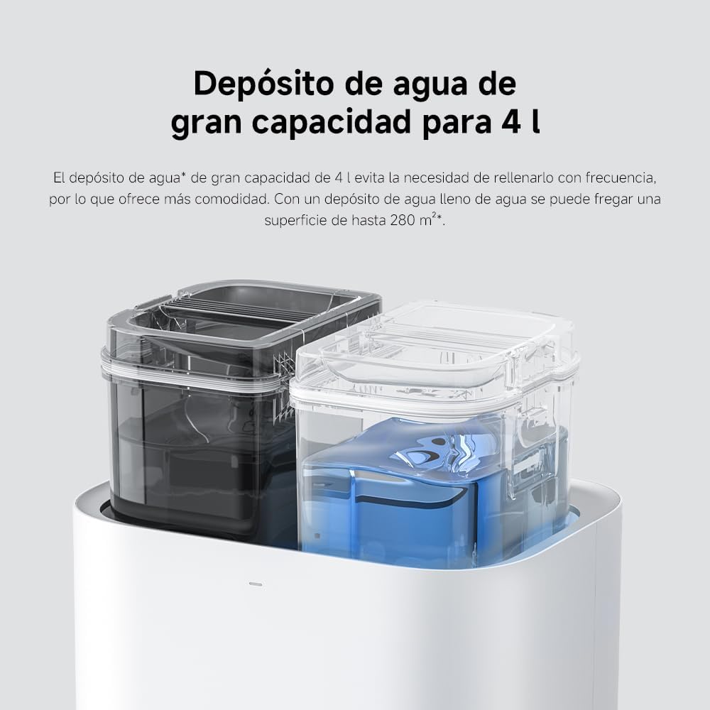 XIAOMI Robot Vacuum X20+, estación Todo-en-uno con Recogida de Polvo, Lavado y Secado automático, succión 6000Pa, evitación S-Cross™, navegación LDS y Control por App
