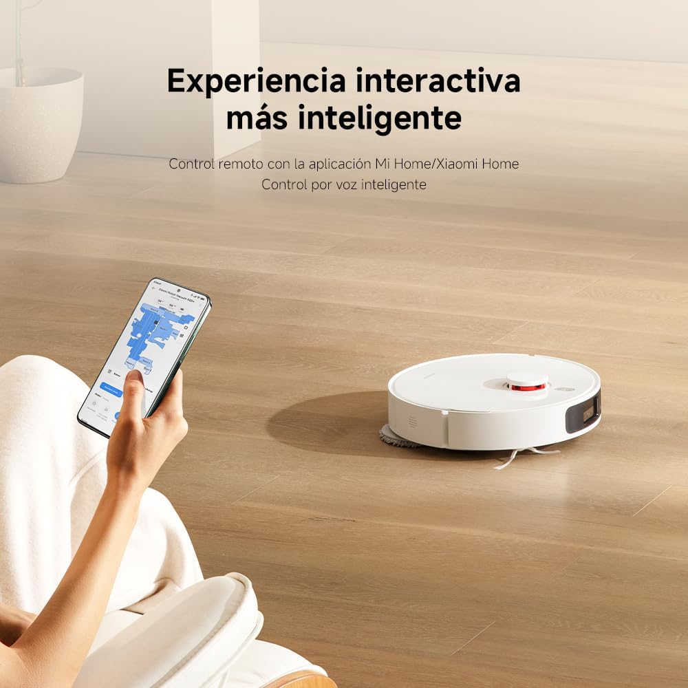 XIAOMI Robot Vacuum X20+, estación Todo-en-uno con Recogida de Polvo, Lavado y Secado automático, succión 6000Pa, evitación S-Cross™, navegación LDS y Control por App