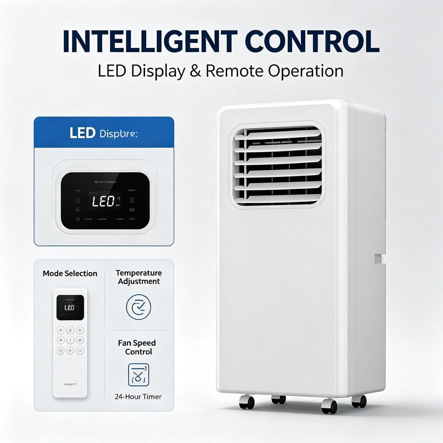 Ventilador de refrigeración del aire acondicionado | 18000BTU