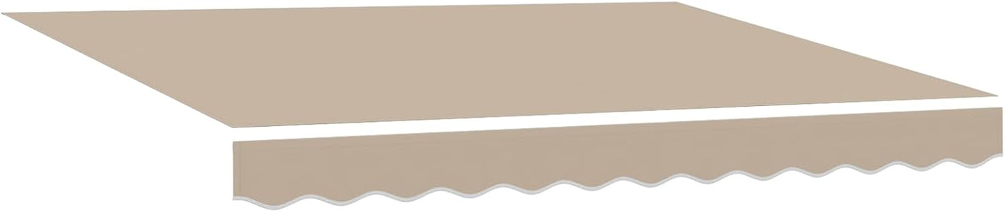 IKAYAA Toldo Motorizado 3 x 2.5 m, Toldo Electrico Exterior, Toldo Articulado Eléctrico con Mando a Distancia, Toldo Brazo Extensible para Terraza, Jardín, Beige
