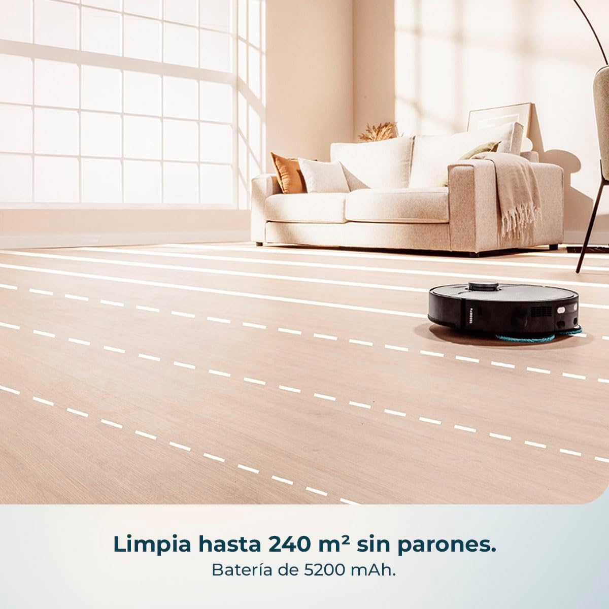 Cecotec Robot Aspirador y Friegasuelos con IA y Base Autovaciado Conga X70 | Motor de Succión 15000Pa, Base 4 en 1, Tecnología Láser, Mopas Giratorias, Cepillo Lateral, App y Bluetooth