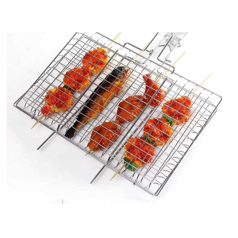 Parrilla Para Asar Comida En Barbacoa Parrillera 51x34x22cm