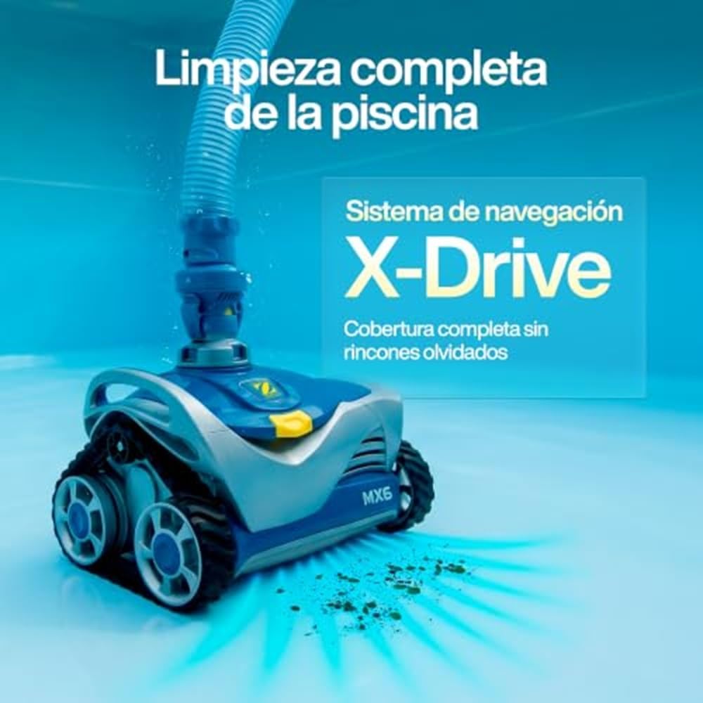 Zodiac MX6, Robot limpiafondos para Piscinas enterradas de hasta 10 x 5 m