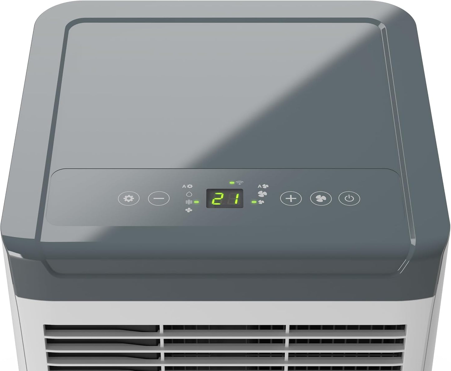 Olimpia Splendid, Dolceclima Slim 10 SWS Wifi, Climatizador Portátil 10.000 BTU/h, Slim Design, Clase A, Potencia 2,6 kW, Funciones Enfriamiento, Deshumidificación, Ventilación, Wifi Integrado