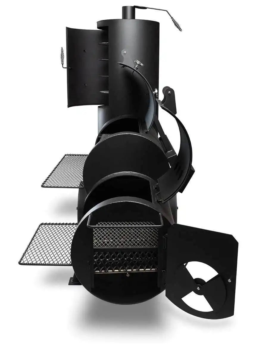 2026 Ahumador Offset Yoder Smokers 24" Durango | Multifuncional para barbacoa al aire libre