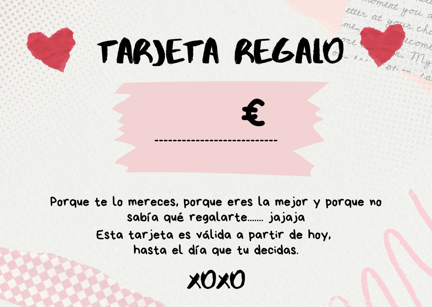TARJETA REGALO SAN VALENTÍN