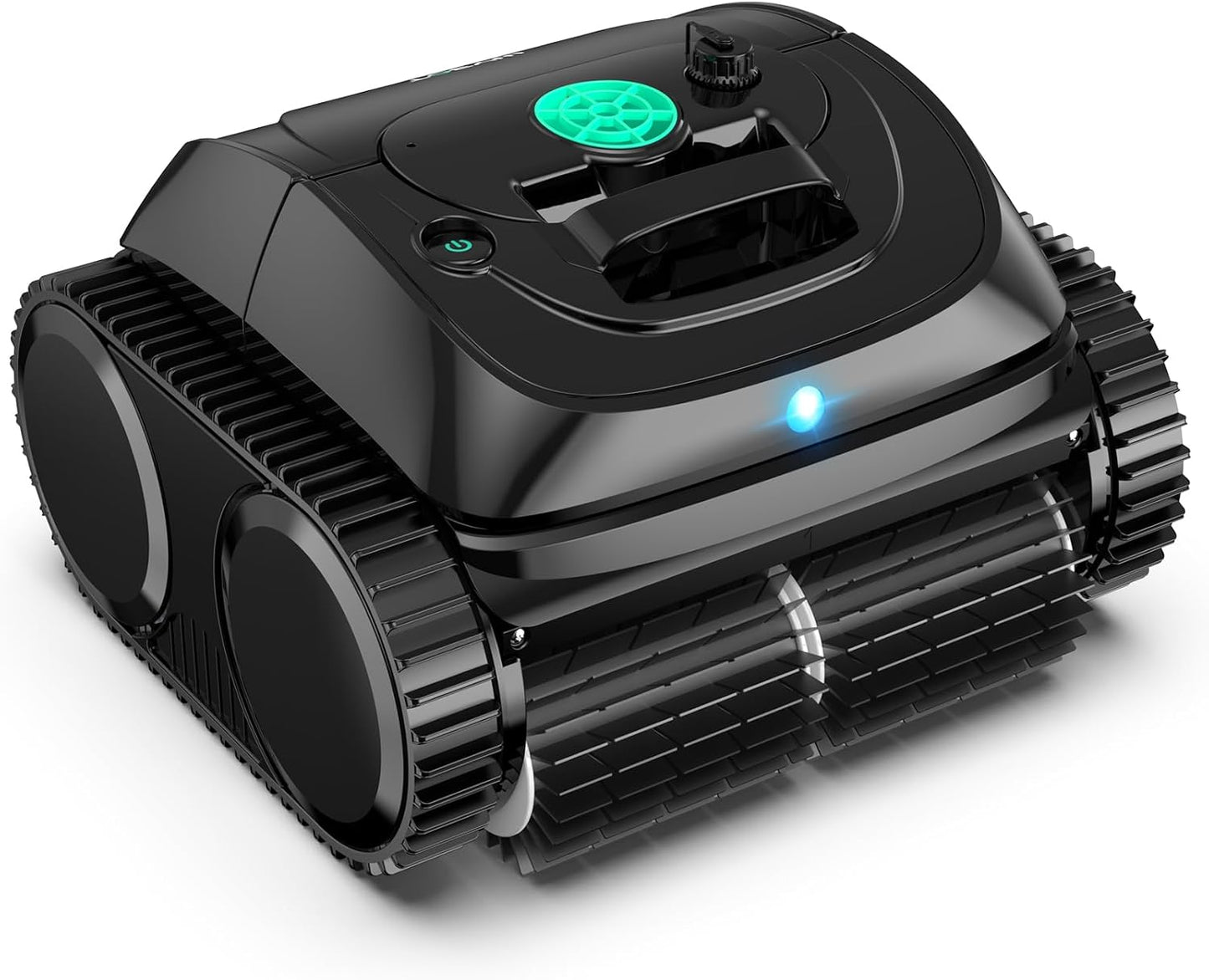 WYBOT C1-Plus Robot Piscina Limpiafondos y Paredes, para Piscinas enterradas y elevadas, 160min autonomía, Limpieza 4-en-1 (160m²), Navegación Inteligente & App, Negro Tinta