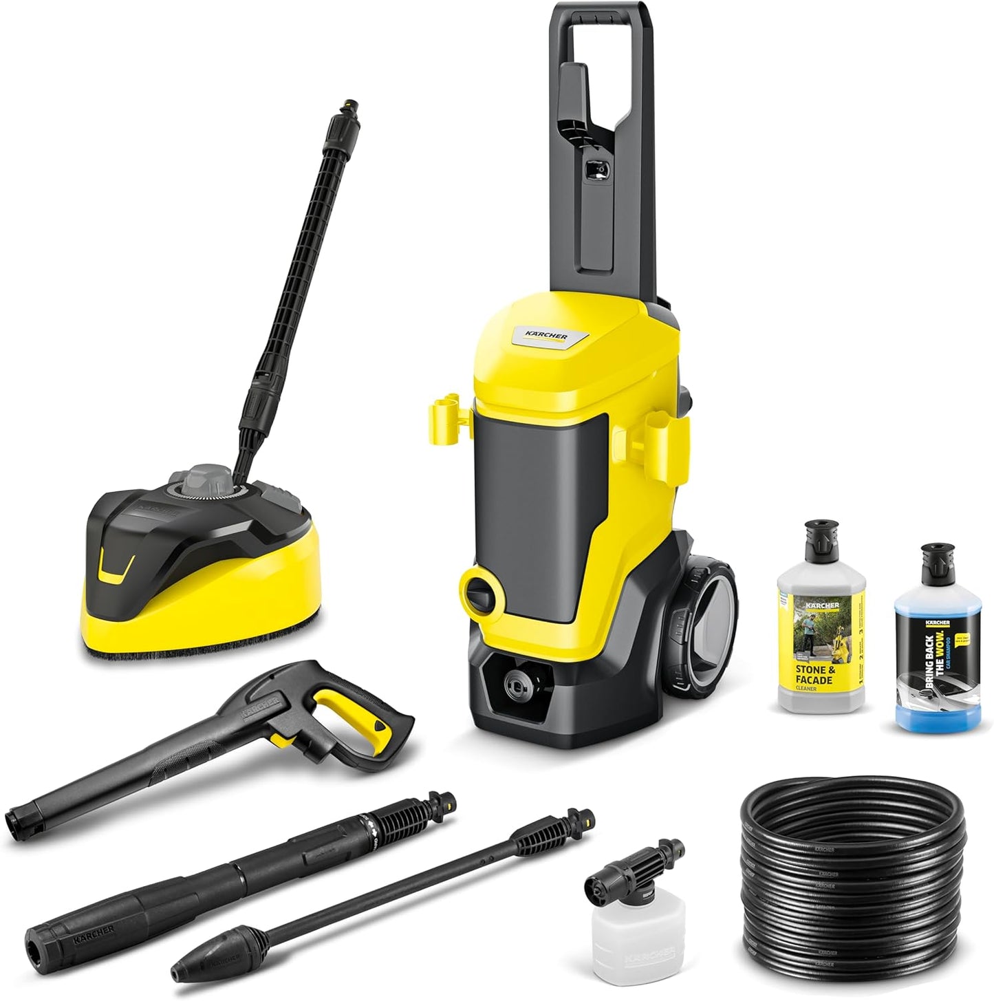 Kärcher K 7 Premium Smart Control Flex Home Pressure Washer, Pressure: 180 Bar, Flow Rate: 600 l/h, Performance: 60 m²/h, Water Filter, Weight: 18 kg, Flex Hose, Multi Jet Lance