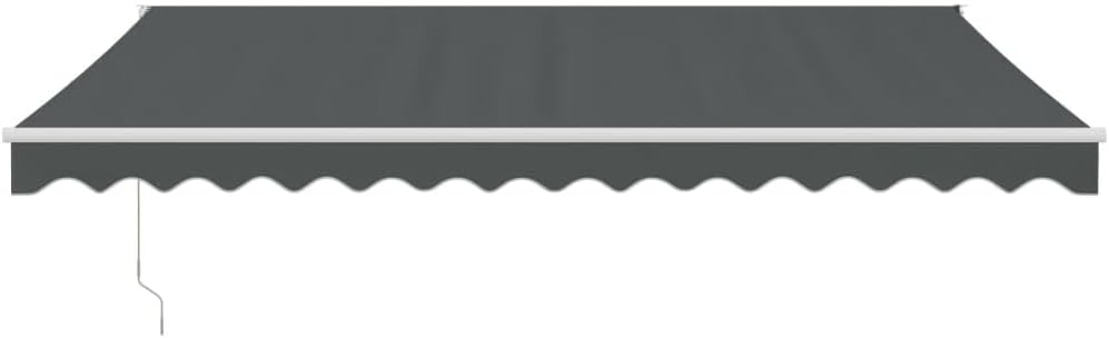 IKAYAA Toldo Motorizado 4.5 x 3 m, Toldo Eléctrico Retráctil,Toldo Articulado Eléctrico con Mando a Distancia, Toldo Brazo Extensible para Terraza, Jardín, Antracita