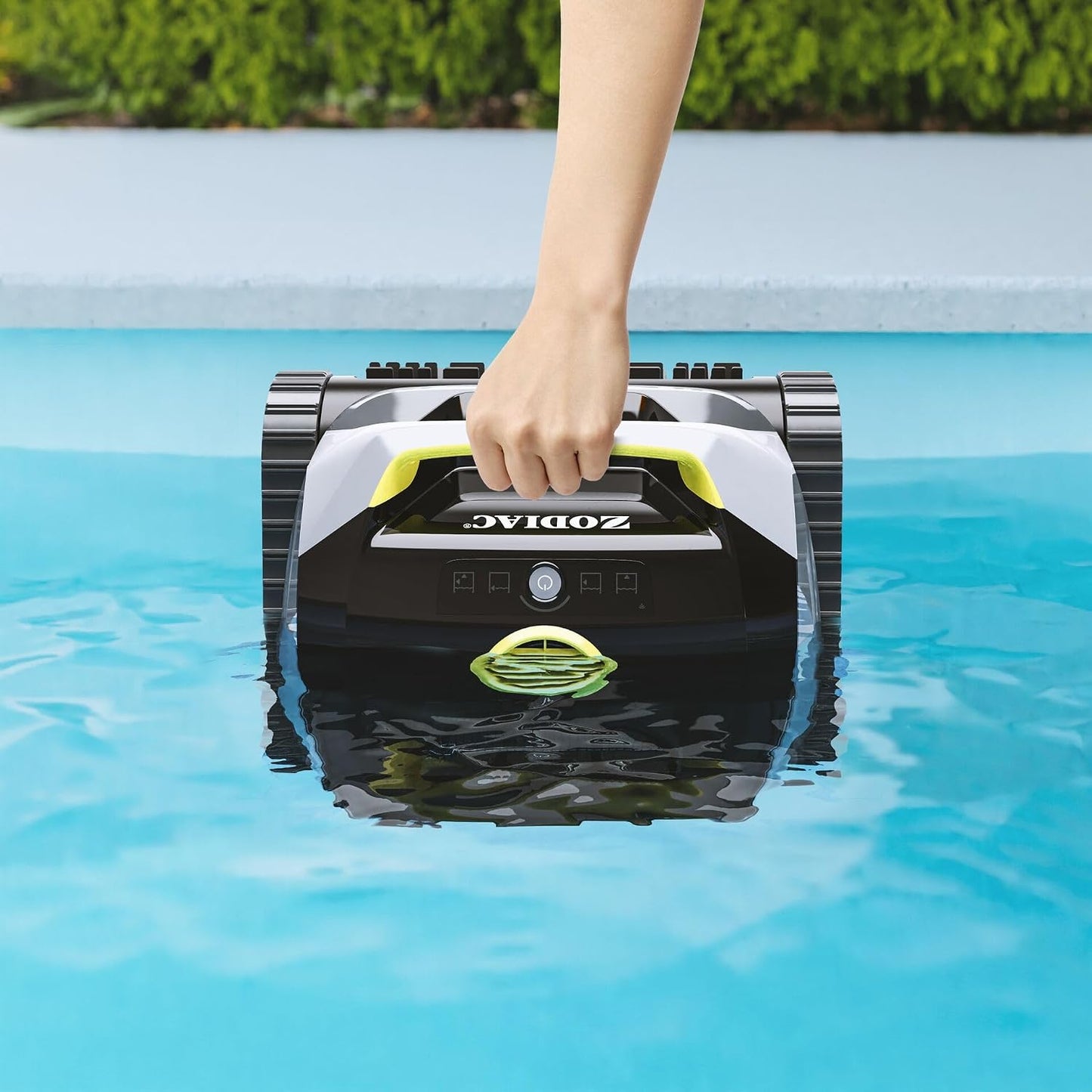 Zodiac Freedom Lite-Robot Limpiafondos de Piscina Inalámbrico con Batería de Litio. Limpieza de Suelo, Paredes y línea de Agua. Doble Filtración. Ciclos de hasta 3 Horas por Carga.