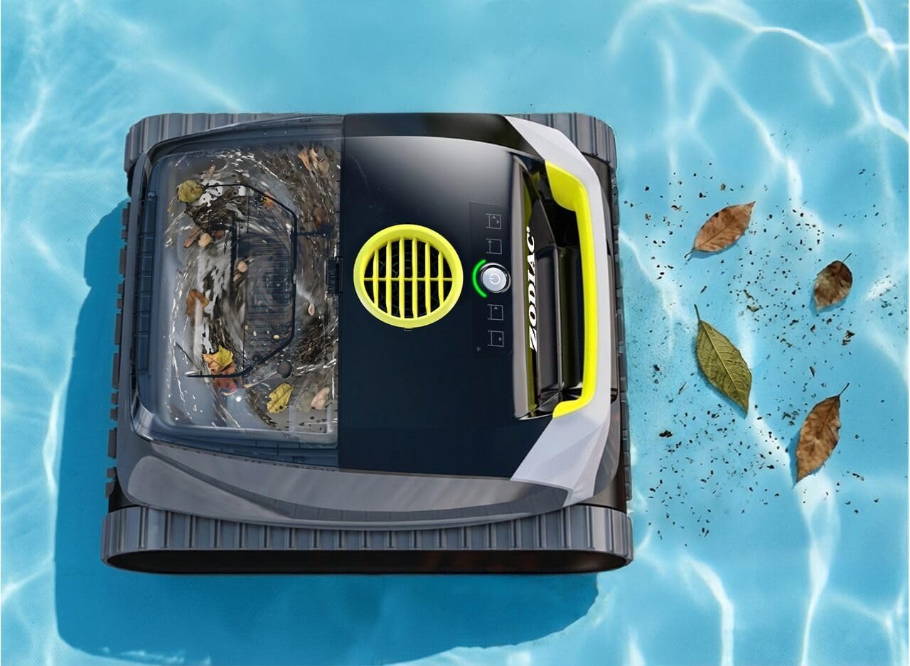 Zodiac Freedom Lite-Robot Limpiafondos de Piscina Inalámbrico con Batería de Litio. Limpieza de Suelo, Paredes y línea de Agua. Doble Filtración. Ciclos de hasta 3 Horas por Carga.
