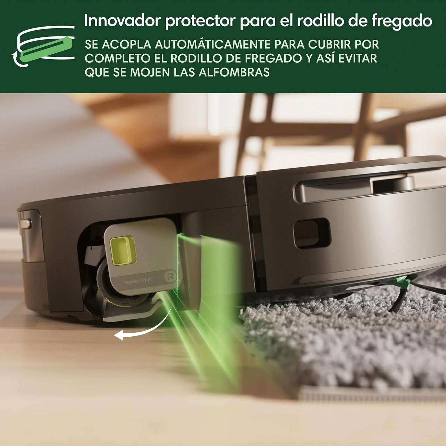 iRobot Roomba MAX 706 Combo y Base AutoWash, Accesorios adicionales, autolimpiable, multifunción, Rodillo fregado PowerSpin Extensible y retractil, cepillos Dobles, fregado y Secado con Calor, IA,B