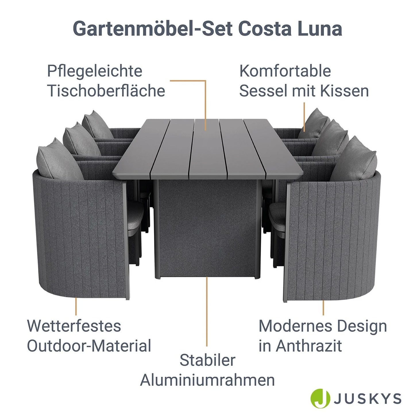 2026 Conjunto de jardín Costa Luna