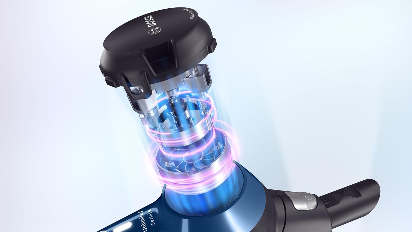 Bosch - Unlimited Serie 6 Aspiradora sin cable y de mano, con accesorios, color azul, BBS611MAT