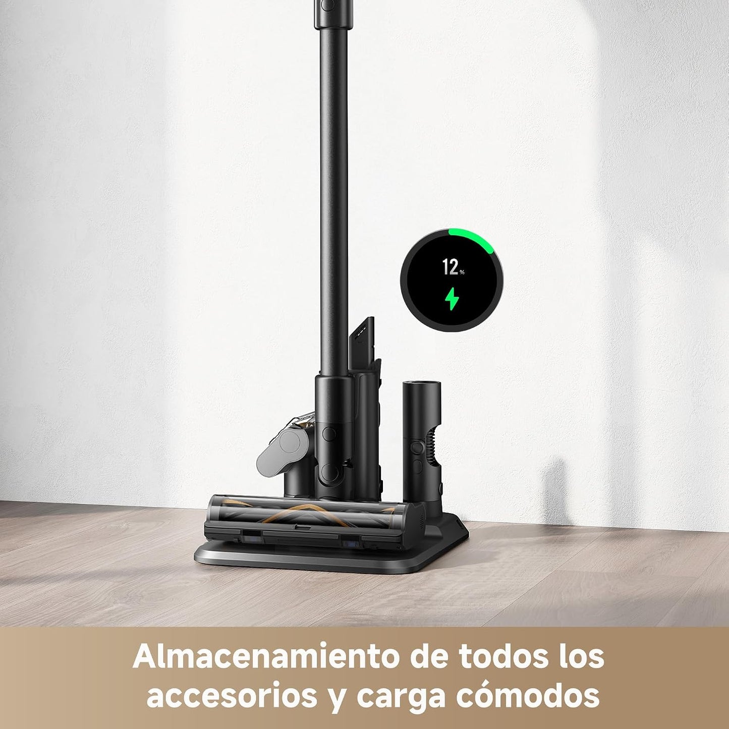 DREAME Z10 Aspirador Sin Cable, 24000 PA/Succión de 210 AW, Tiempo de Limpieza MAX 90 min, 99,99% de Eficiencia de Filtrado, Filtro HEPA H14, Aspirado Antienredos en Varias Superficies