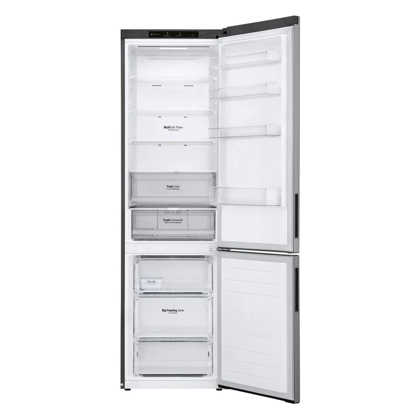 2026 LG Frigorífico combinado con congelador GBP62PZNAC Compresor Inverter Lineal