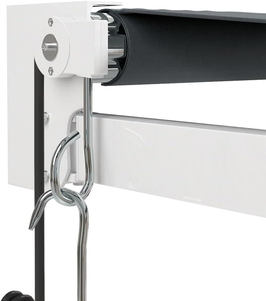IKAYAA Toldo Motorizado 4.5 x 3 m, Toldo Eléctrico Retráctil,Toldo Articulado Eléctrico con Mando a Distancia, Toldo Brazo Extensible para Terraza, Jardín, Antracita